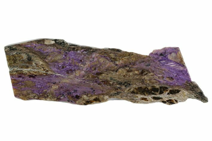 Purple Polished Charoite Slab - Siberia #129060